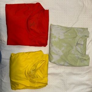 3 Fabletics Training Day Tees, XL